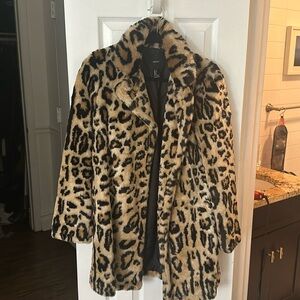 Cheetah pattern coat
